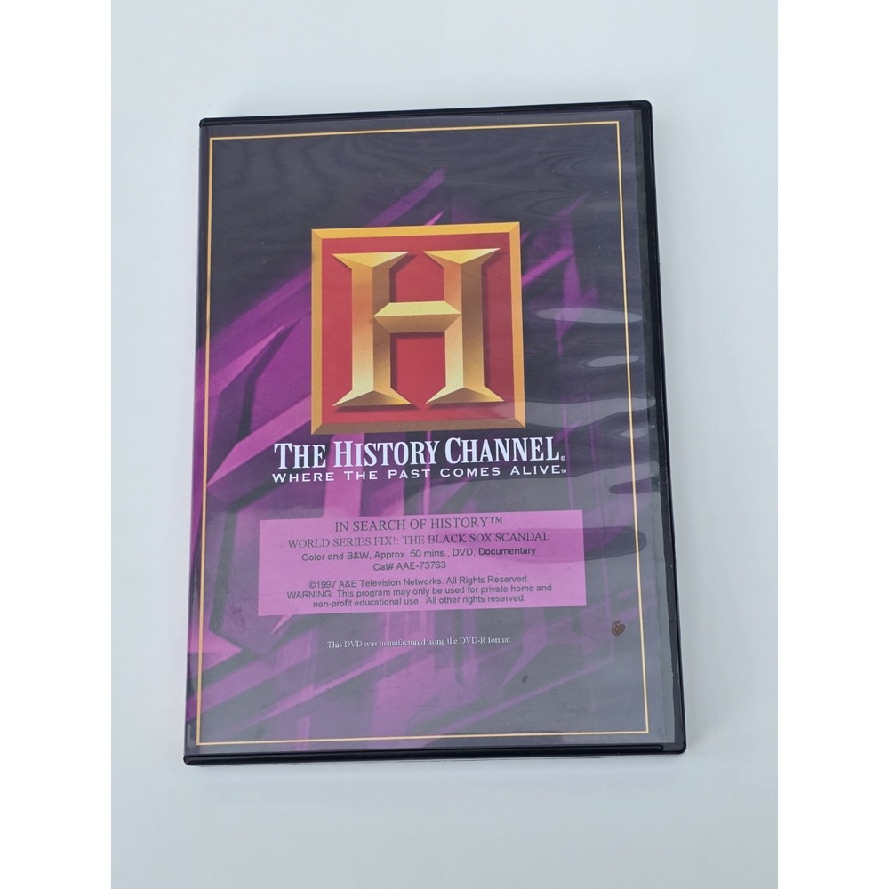 History Channel World Series Fix The Black Sox Scandal DVD A&E Store Exclusive